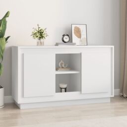 Berkfield Home Sideboard White 102x35x60 cm Engineered Wood - Size: 102 x 35 x 60 cm
