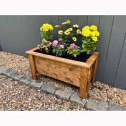 Charles Taylor Multi Pack of 3 - Rectangular Large Trough - Minimal Assembly Required in Light Brown - thumbnail 4