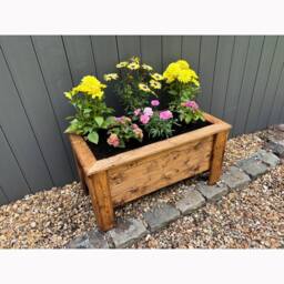 Charles Taylor Multi Pack of 3 - Rectangular Large Trough - Minimal Assembly Required in Light Brown - thumbnail 3