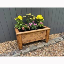 Charles Taylor Multi Pack of 3 - Rectangular Large Trough - Minimal Assembly Required in Light Brown - thumbnail 5