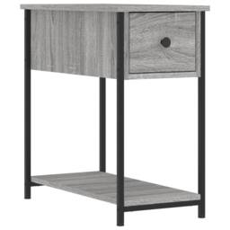 Berkfield Home Durable Bedside Cabinets 2 pcs Grey Sonoma 30x60x60 cm Engineered Wood - Size: 30 x 60 x 60 cm - thumbnail 5