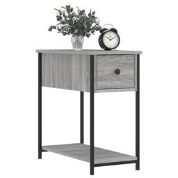 Berkfield Home Durable Bedside Cabinets 2 pcs Grey Sonoma 30x60x60 cm Engineered Wood - Size: 30 x 60 x 60 cm - thumbnail 1