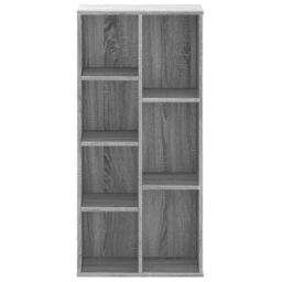 Berkfield Home Bookcase Grey Sonoma 50x25x105 cm Engineered Wood - Size: 50 x 25 x 105 cm - thumbnail 4