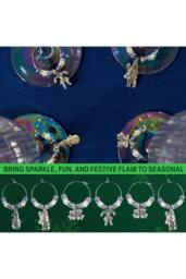 kreativekraft Christmas Cracker Glass Decoration Pack of 6 - Size: 6 Pack - thumbnail 5