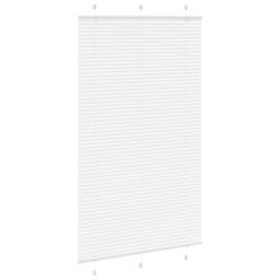 Berkfield Home Pleated Blind White 115x200 cm Fabric Width 114.4 cm Polyester
