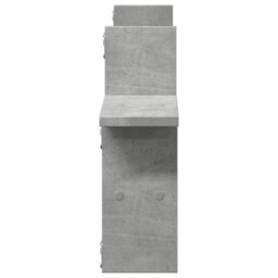 Berkfield Home Wall Shelves 2 pcs Concrete Grey 38x12x38 cm Engineered Wood - Size: 38 x 12 x 38 cm - thumbnail 5