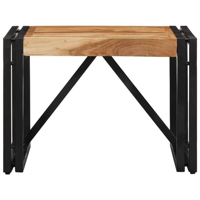 Berkfield Home Coffee Table 50x50x35 cm Solid Wood Acacia in Brown - Size: 50 x 50 x 35 cm - image 1
