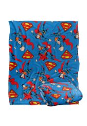 Warner Brothers Superman Officially Licensed Silky Touch Super Soft Throw Blanket 152 x 127 cm in White - thumbnail 2