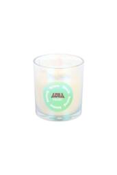 KDMD Aura Energy Lotus Mint Tea Iridescent Candle-35H Burn, Uplifting Scent in Green - thumbnail 3