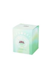 KDMD Aura Energy Lotus Mint Tea Iridescent Candle-35H Burn, Uplifting Scent in Green - thumbnail 4