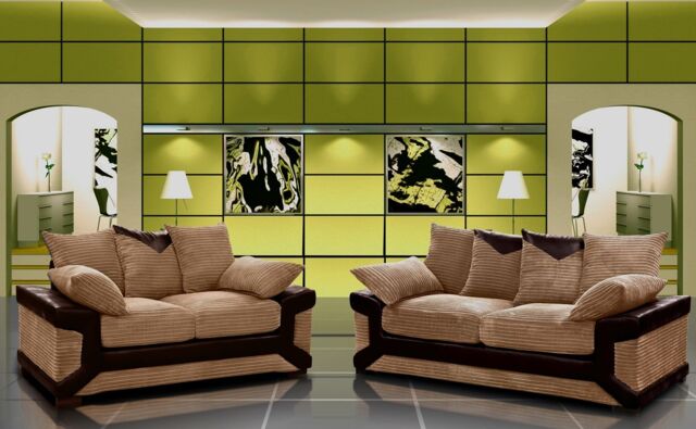 Furniture 786 Rio Fabric 3&2 Seater Sofa Set Foam Seating - image 1