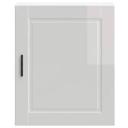 Berkfield Home Kitchen Wall Cabinet¬†Porto High Gloss White Engineered Wood - thumbnail 5