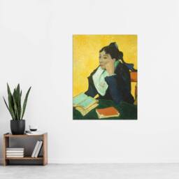 "Artery8 Madame Joseph Michel Ginoux Van Gogh Vintage Wall Art Print Poster in Yellow - Size: W12"" x H16""" - thumbnail 4