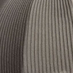 CGC Lighting Lila Grey Rounded Ribbed Stretch Cotton Fabric Lampshade - thumbnail 5