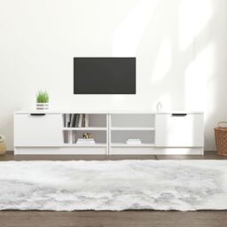 Berkfield Home TV Cabinets 2 pcs White 80x35x36.5 cm Engineered Wood