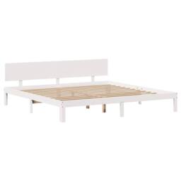 Berkfield Home Bed Frame with Drawers without Mattress White 180x200 cm Super King - thumbnail 7