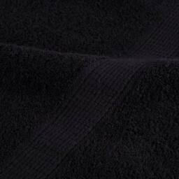 Berkfield Home Premium Bath Towels SOLUND 4 pcs 100x150 cm 600 gsm in Black - thumbnail 7
