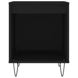 Berkfield Home Bedside Cabinets 2 pcs Black 40x35x50 cm Engineered Wood - Size: 40 x 35 x 50 cm - thumbnail 5