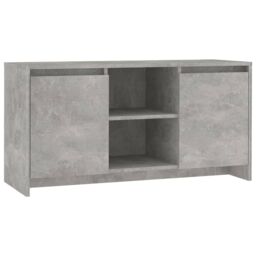 Berkfield Home TV Cabinet Concrete Grey 102x37.5x52.5 cm Engineered Wood - thumbnail 2