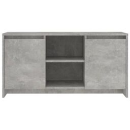 Berkfield Home TV Cabinet Concrete Grey 102x37.5x52.5 cm Engineered Wood - thumbnail 3