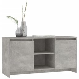 Berkfield Home TV Cabinet Concrete Grey 102x37.5x52.5 cm Engineered Wood - thumbnail 6