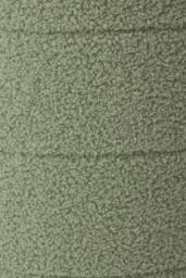 Living and Home Round Teddy Fleece Upholstered Footstool in Green - thumbnail 8