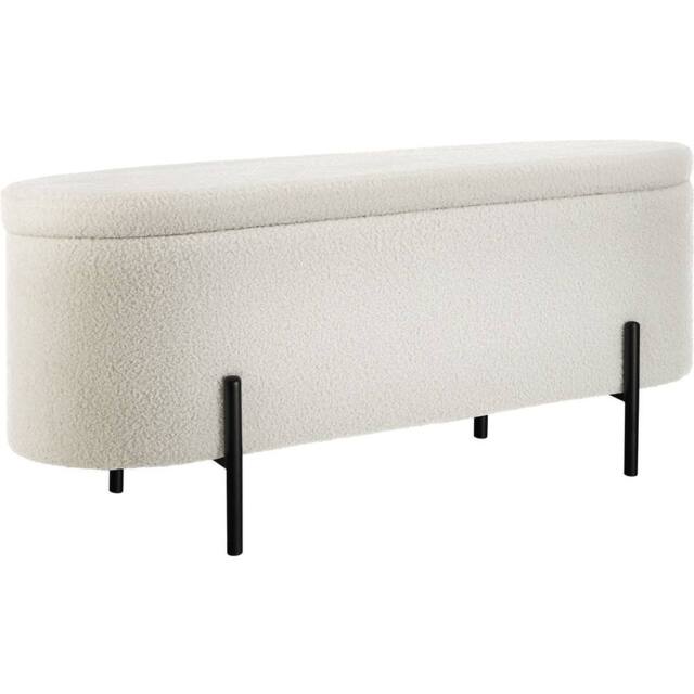 tectake Hallway Bench Lanja in Beige - image 1