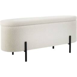 tectake Hallway Bench Lanja in Beige - thumbnail 1