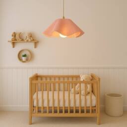 CGC Lighting Flora 64cm Pink Floppy Fabric Lampshade - thumbnail 3