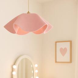 CGC Lighting Flora 64cm Pink Floppy Fabric Lampshade - thumbnail 2