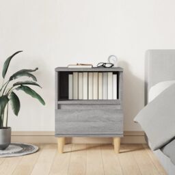 Berkfield Home Bedside Cabinets 2 pcs Grey Sonoma 40x35x50 cm - Size: 40 x 35 x 50 cm - thumbnail 3