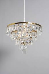 BHS Lighting Elsa Easy Fit Light Shade in Metallic Gold - thumbnail 2
