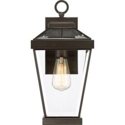 Loops Outdoor IP44 1 Bulb Wall Light Lantern Western Bronze LED E27 60W d02333 - thumbnail 3