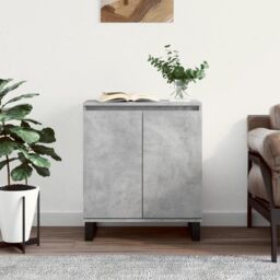 Berkfield Home Sideboard Concrete Grey 60x35x70 cm Engineered Wood - Size: 60 x 35 x 70 cm - thumbnail 1