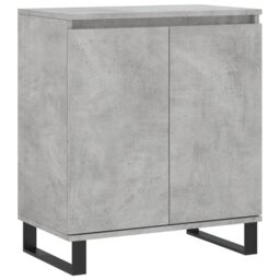 Berkfield Home Sideboard Concrete Grey 60x35x70 cm Engineered Wood - Size: 60 x 35 x 70 cm - thumbnail 2
