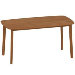 Wyld Haus Graspette Light Brown Solid Pine Rectangular Dining Table 150 x 80cm - Size: 150 x 80 cm - thumbnail 2