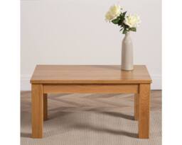 Thats Furniture Oslo Solid Oak Coffee Table for Living Room in Light Oak - thumbnail 2