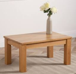 Thats Furniture Oslo Solid Oak Coffee Table for Living Room in Light Oak - thumbnail 1