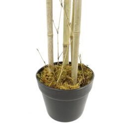 Leaf 120cm (4ft) Artificial Bamboo Plants Trees - Natural Green - thumbnail 3