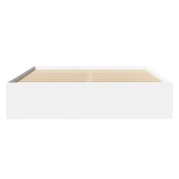 Berkfield Home Bed Frame without Mattress White 150x200 cm King Size Engineered Wood - thumbnail 5
