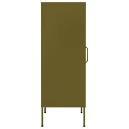 Berkfield Home Storage Cabinet Olive Green 42.5x35x101.5 cm Steel - thumbnail 4