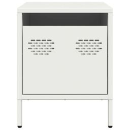 Berkfield Home Bedside Cabinets¬†2 pcs White 35x39x43.5 cm Steel - thumbnail 5