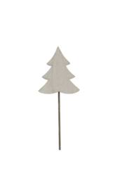 KDMD Whitewashed Rustic Tree Decor - Elegant Shadow Play Accent in White - thumbnail 1