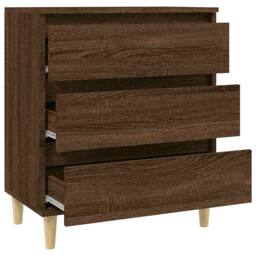 Berkfield Home Sideboard Brown Oak 60x35x70 cm Engineered Wood - Size: 60 x 35 x 70 cm - thumbnail 7