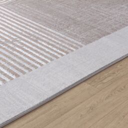 Livabliss Lustro-Modern Grey Beige Off-White Graphic Living Dining Bedroom Rug - Size: 200 cm x 275 cm - thumbnail 3