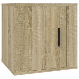Berkfield Home 6 Piece TV Cabinet Set Sonoma Oak Engineered Wood in Brown - thumbnail 5