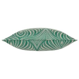 Paoletti Gatsby Jacquard Polyester Filled Cushion in Emerald - Size: 50 cm x 50 cm - thumbnail 3