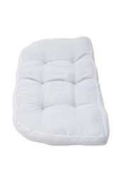 H&O Direct Outdoor Patio Seat Cushion Garden Chair Cushion in Grey - thumbnail 4