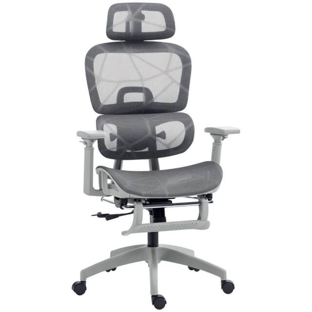 VOGREX Ergonomic Office Chair Swivel Computer Chair in Grey - image 1