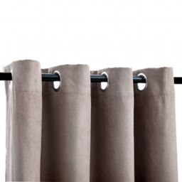 Berkfield Home Blackout Curtains with Metal Rings 2 pcs Taupe 140x225 cm - thumbnail 3